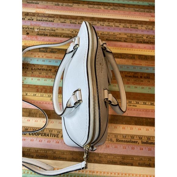 Kate Spade McCall Street Carli Tassel Satchel Crossbody Bag White Classic - Picture 7 of 16